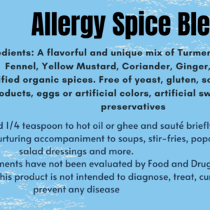 Allergy Spice Blend