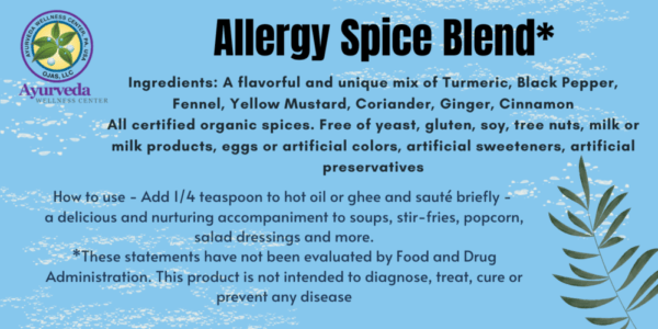 Allergy Spice Blend
