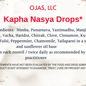 Kapha Nasya Oil