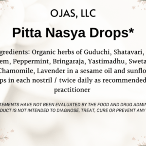 Pitta Nasya Oil