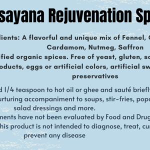 Rasayana – Rejuvenating Spice Blend
