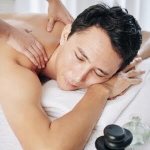 Deep tissue back massage