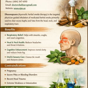 DhoomaPaana (Herbal Smoke) Therapy