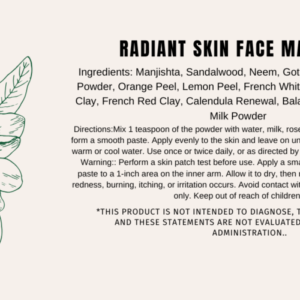 Radiant Skin Face Mask