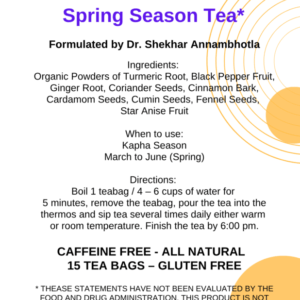 Spring Season Tea